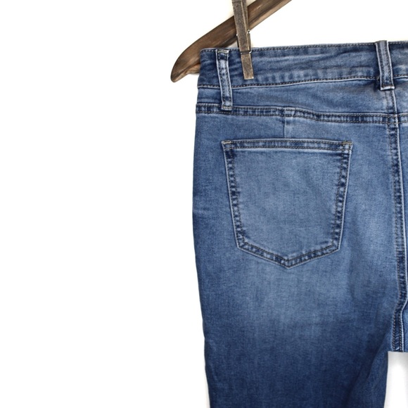 Ashley Mason High Rise Rolled Cropped Jeans 11 NWT - Picture 6 of 11